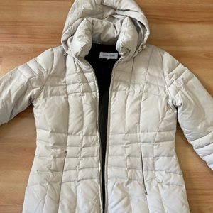 Calvin Klein Women’s Quilted Puffer Jacket with Hood